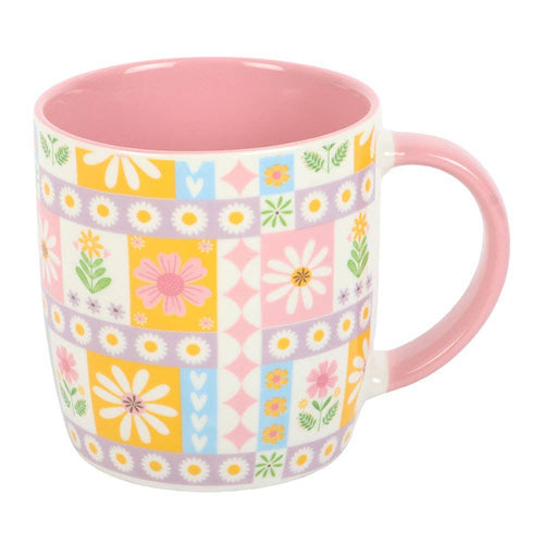 Floral Patchwork Mug