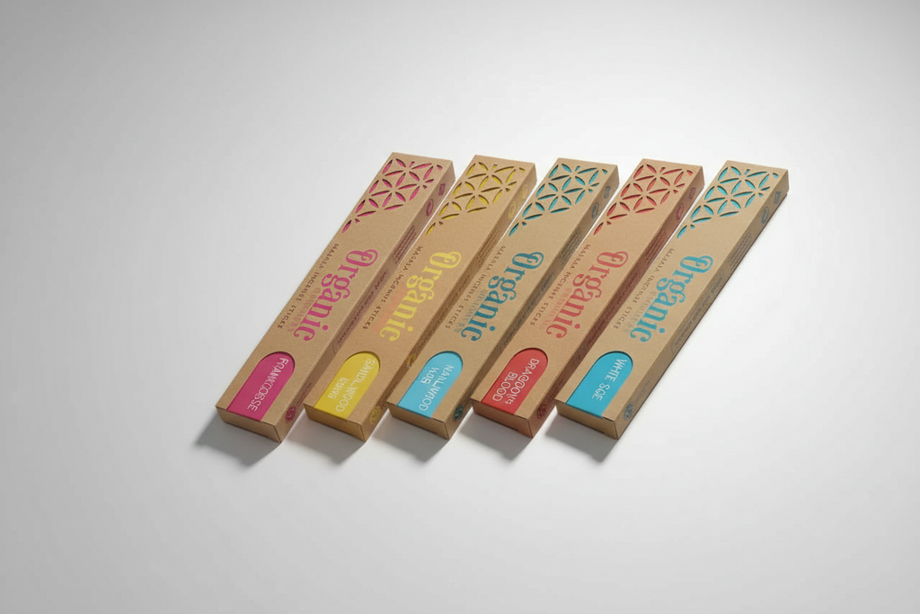 Organic Incense Collection Mockup