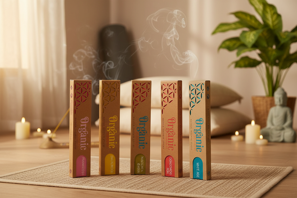 Organic Incense in Meditation Zone